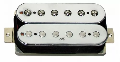 MEC Tremolo Spaced Modern Humbucker, Open Bobbin, przetwornik do gitary elektrycznej, chromowany MEC Tremolo Spaced Modern Humbucker, Open Bobbin, przetwornik do gitary elektrycznej, chromowany