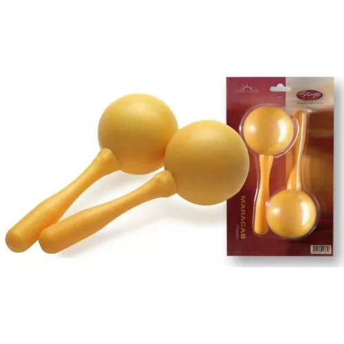 Stagg MRP 19 YW marakasy plastikowe 19cm Stagg MRP 19 YW marakasy plastikowe 19cm