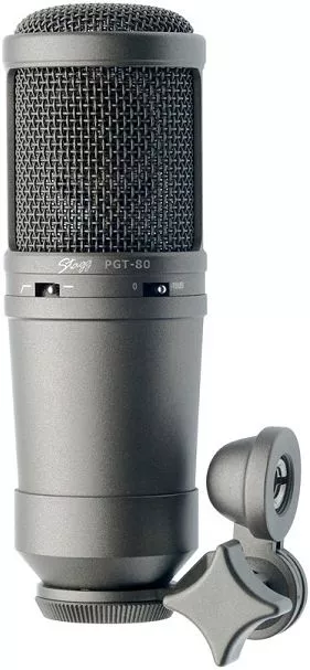Stagg PGT-80 mikrofon pojemnościowy + akcesoria Stagg PGT-80 mikrofon pojemnościowy + akcesoria