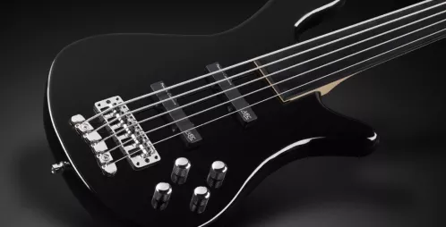 RockBass Streamer LX 5-str. Solid Black High Polish, Fretless gitara basowa RockBass Streamer LX 5-str. Solid Black High Polish, Fretless gitara basowa