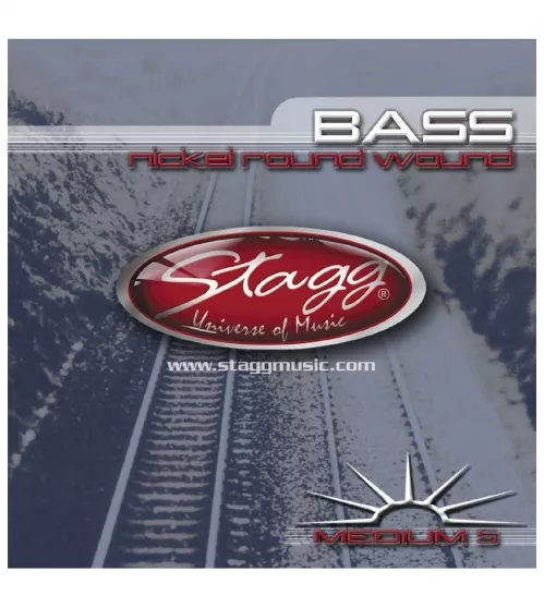 Stagg BA 4525 S5 - struny do gitary basowej, 5 Stagg BA 4525 S5 - struny do gitary basowej, 5