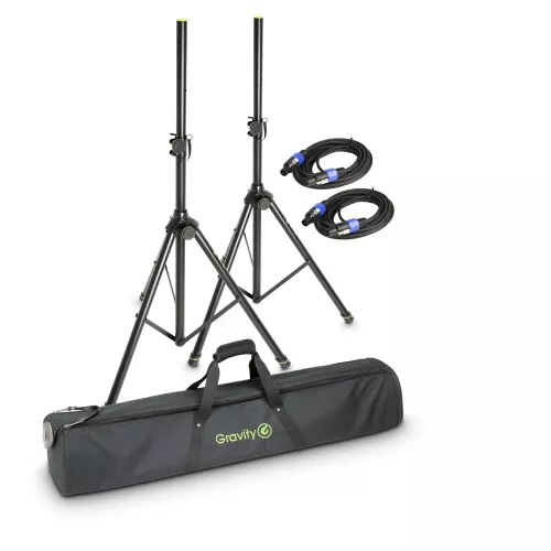 Gravity SS 5211 B SET 2 zestaw dwóch statywów kolumnowych z torbą i przewodem głośnikowym (2szt./5mb) Gravity SS 5211 B SET 2 zestaw dwóch statywów kolumnowych z torbą i przewodem głośnikowym (2szt./5mb)