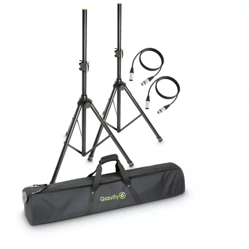Gravity SS 5211 B SET 3 zestaw dwóch statywów kolumnowych z torbą i przewodem XLR (2szt./5mb) Gravity SS 5211 B SET 3 zestaw dwóch statywów kolumnowych z torbą i przewodem XLR (2szt./5mb)
