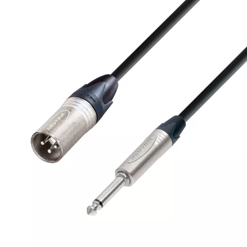 Adam Hall Cables K5 MMP 0150 - przewód mikrofonowy Neutrik XLR męskie - jack mono 6,3 mm, 1,5 m Adam Hall Cables K5 MMP 0150 - przewód mikrofonowy Neutrik XLR męskie - jack mono 6,3 mm, 1,5 m