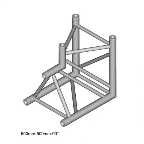 DuraTruss DT 43/2-C25-L90 apex element konstrukcji aluminiowej + wejście DuraTruss DT 43/2-C25-L90 apex element konstrukcji aluminiowej + wejście