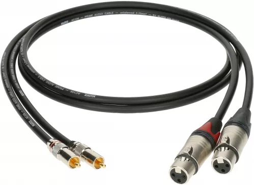 Klotz kabel 2xRCA / 2xXLRf 0.6m Klotz kabel 2xRCA / 2xXLRf 0.6m