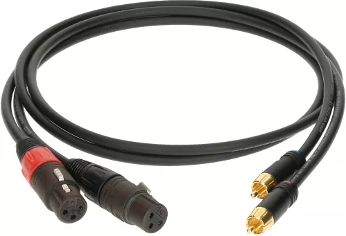 Klotz kabel 2xRCA / 2xXLRf 0.9m Klotz kabel 2xRCA / 2xXLRf 0.9m