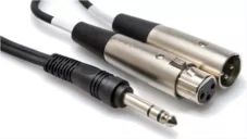 Hosa SRC-203 kabel insertowy TRS 6.35 - XLRm / XLRf, 3m Hosa SRC-203 kabel insertowy TRS 6.35 - XLRm / XLRf, 3m