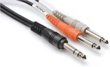 Hosa STP-203 kabel insertowy TRS 6.35 - 2 x TS 6.35, 3m Hosa STP-203 kabel insertowy TRS 6.35 - 2 x TS 6.35, 3m