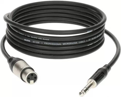 Klotz kabel mikrofonowy XLRf / TRS 10m Klotz kabel mikrofonowy XLRf / TRS 10m