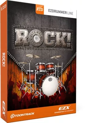 Toontrack Rock! EZX 8 zestawów perkusyjnych Toontrack Rock! EZX 8 zestawów perkusyjnych