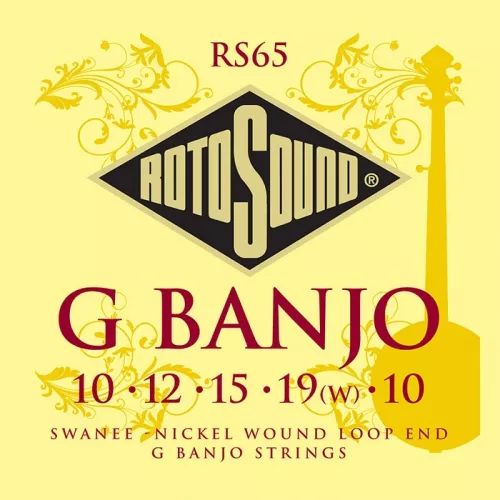 Rotosound RS65 struny do banjo 5-strunowego ?10? Rotosound RS65 struny do banjo 5-strunowego ?10?