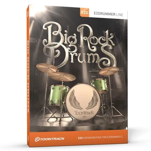 Toontrack EZX Big Rock Drums biblioteka inspirowana brzmieniem kultowych zespołów rockowych z lat 70-tych Toontrack EZX Big Rock Drums biblioteka inspirowana brzmieniem kultowych zespołów rockowych z lat 70-tych