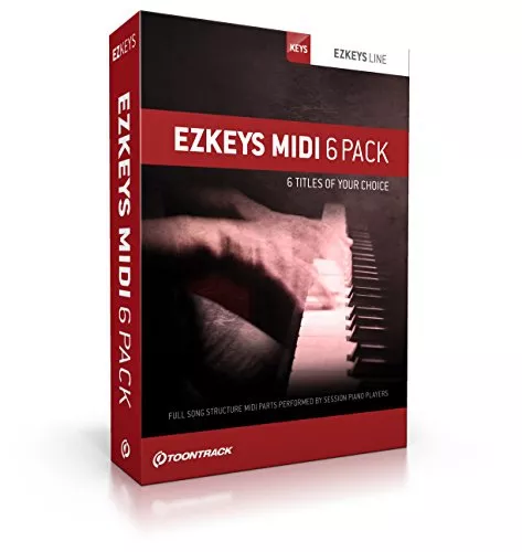 Toontrack EZkeys MIDI 6 Pack zestaw 6 kart z kodami autoryzacji Toontrack EZkeys MIDI 6 Pack zestaw 6 kart z kodami autoryzacji