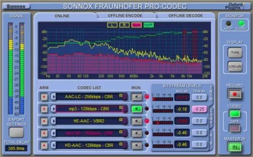 Sonnox Pro-Codec plugin Sonnox Pro-Codec plugin