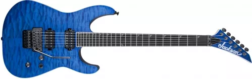 Jackson Pro Series Soloist SL2Q MAH, Ebony Fingerboard, Transparent Blue gitara elektryczna Jackson Pro Series Soloist SL2Q MAH, Ebony Fingerboard, Transparent Blue gitara elektryczna