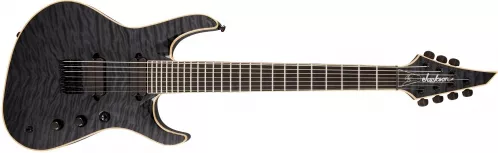 Jackson USA Signature Chris Broderick Soloist HT7, Ebony Fingerboard, Transparent Black gitara elektryczna Jackson USA Signature Chris Broderick Soloist HT7, Ebony Fingerboard, Transparent Black gitara elektryczna