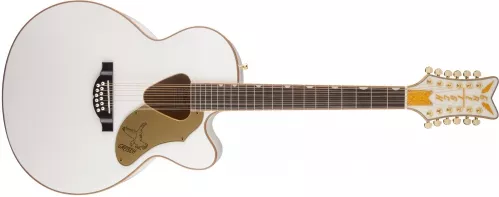 Gretsch G5022CWFE-12 Rancher Falcon Jumbo 12-String Cutaway Electric, Fishman Pickup System, White gitara akustyczna Gretsch G5022CWFE-12 Rancher Falcon Jumbo 12-String Cutaway Electric, Fishman Pickup System, White gitara akustyczna
