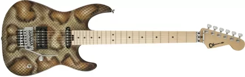 Charvel Warren DeMartini Signature Pro-Mod Snake, Maple Fingerboard, Snakeskin gitara elektryczna Charvel Warren DeMartini Signature Pro-Mod Snake, Maple Fingerboard, Snakeskin gitara elektryczna