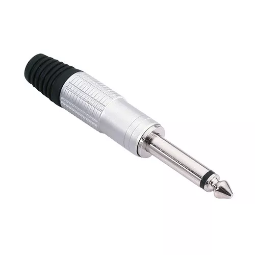 Adam Hall Connectors 7514 - Wtyczka jack 6,3 mm mono, srebrna Adam Hall Connectors 7514 - Wtyczka jack 6,3 mm mono, srebrna