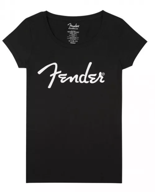 Fender Spaghetti Logo Women′s Tee, Black, Large koszulka Fender Spaghetti Logo Women′s Tee, Black, Large koszulka