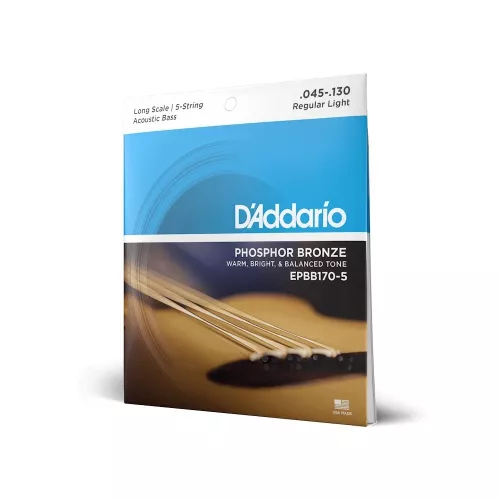 D′Addario EPBB-170-5 struny do gitary basowej 45-130 D′Addario EPBB-170-5 struny do gitary basowej 45-130
