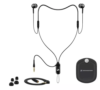 Sennheiser CXL 300 Precision II słuchawki douszne (czarne), wersja z zawieszką (lenyard) Sennheiser CXL 300 Precision II słuchawki douszne (czarne), wersja z zawieszką (lenyard)