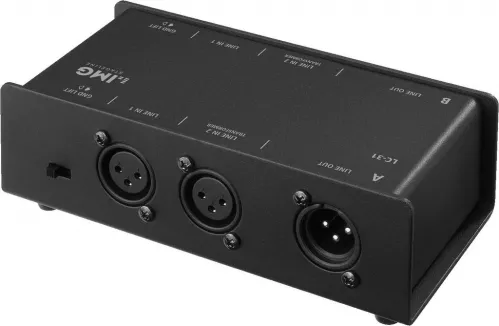 Monacor LC31, dwu-wejściowy sumator sygnału liniowego stereo Monacor LC31, dwu-wejściowy sumator sygnału liniowego stereo