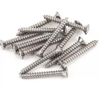 Fender Bass/Telecaster Bridge/Strap Button Mounting Screws, Phillips-Head, Chrome, (12) ?rubki Fender Bass/Telecaster Bridge/Strap Button Mounting Screws, Phillips-Head, Chrome, (12) ?rubki