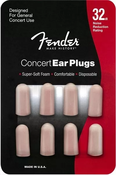 Fender Concert Series Foam Ear Plugs, 4 Sets zatyczki do uszu Fender Concert Series Foam Ear Plugs, 4 Sets zatyczki do uszu