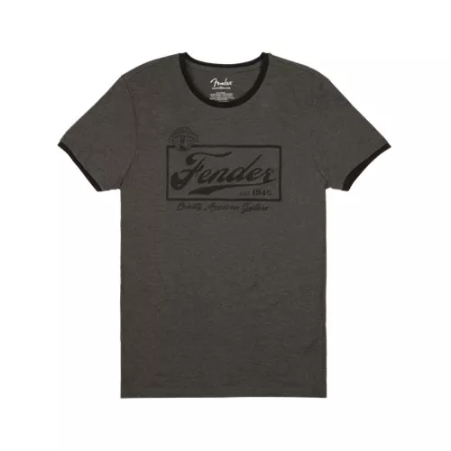 Fender Beer Label Men′s Ringer Tee, Gray/Black, XL koszulka Fender Beer Label Men′s Ringer Tee, Gray/Black, XL koszulka