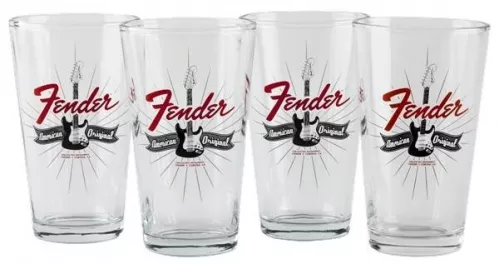 Fender Strat Burst Pint Glasses, Set of Four szklanka Fender Strat Burst Pint Glasses, Set of Four szklanka