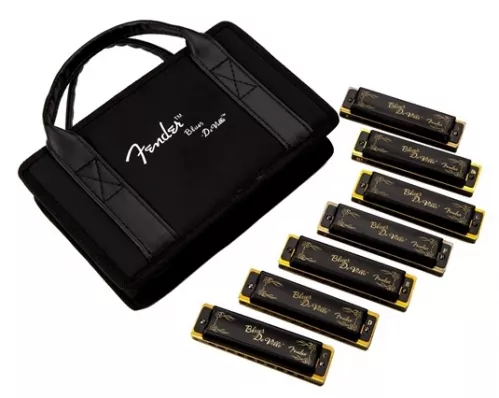 Fender Blues DeVille Harmonica, Pack of 7, with Case harmonijka Fender Blues DeVille Harmonica, Pack of 7, with Case harmonijka