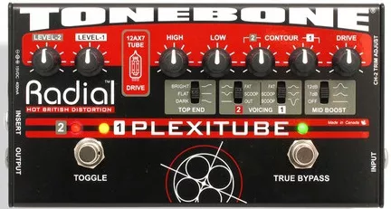 Radial Plexitube Tonebone procesor gitarowy Radial Plexitube Tonebone procesor gitarowy