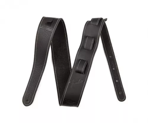 Fender Monogram Leather Strap, Black pasek Fender Monogram Leather Strap, Black pasek