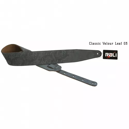 Rali Classic Velour Leaf 03 pasek gitarowy skórzany Rali Classic Velour Leaf 03 pasek gitarowy skórzany