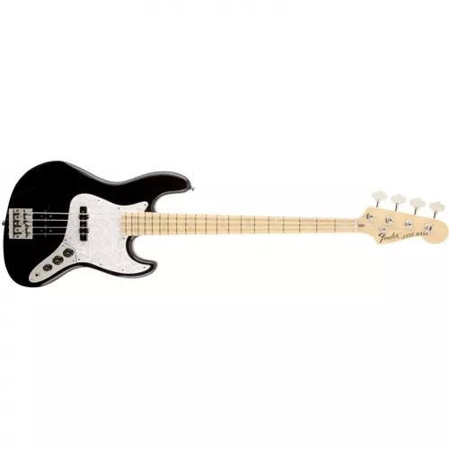 Fender U.S.A. Geddy Lee Jazz Bass Maple Fingerboard, Black gitara basowa Fender U.S.A. Geddy Lee Jazz Bass Maple Fingerboard, Black gitara basowa
