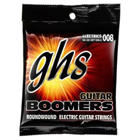 GHS GBUL Boomers struny do gitary elektrycznej 8-38 GHS GBUL Boomers struny do gitary elektrycznej 8-38