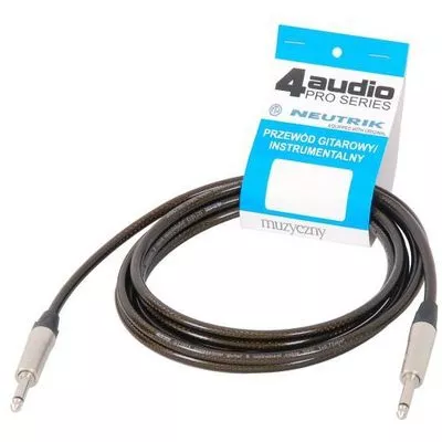 4Audio GT1075 20m przewód gitarowy Jack Jack 4Audio GT1075 20m przewód gitarowy Jack Jack