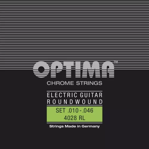Optima 4028RL (674687) Struny do gitary elektrycznej Chrome Strings Round Wound Komplet Optima 4028RL (674687) Struny do gitary elektrycznej Chrome Strings Round Wound Komplet