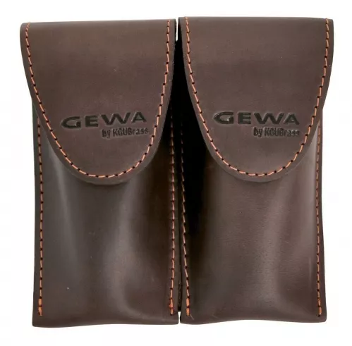 GEWA (720026) Torba na ustnik Crazy Horse Puzon Double brown GEWA (720026) Torba na ustnik Crazy Horse Puzon Double brown