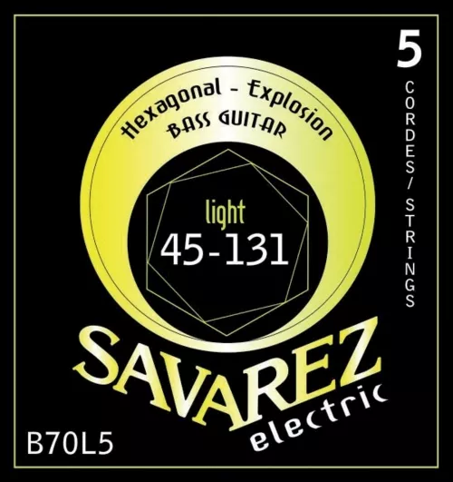 Savarez (682345) struny do gitary basowej Hexagonal Explosion 5-str. Light Savarez (682345) struny do gitary basowej Hexagonal Explosion 5-str. Light