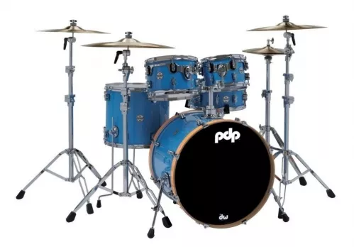 PDP Concept Maple Ltd. Edition Blue Lacquer/Orange Hoops zestaw perkusyjny PDP Concept Maple Ltd. Edition Blue Lacquer/Orange Hoops zestaw perkusyjny