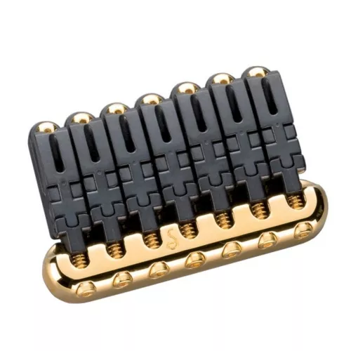 Schaller (SC530666) Mostek do gitary elektrycznej Hannes 7 złoty Schaller (SC530666) Mostek do gitary elektrycznej Hannes 7 złoty