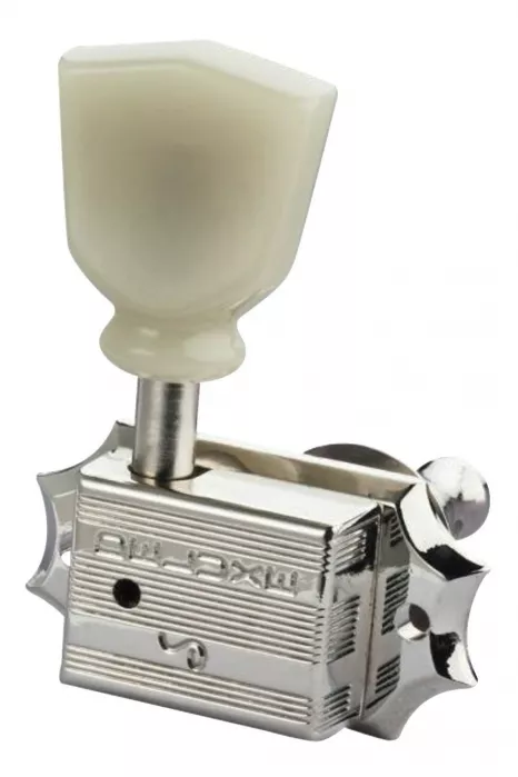 Schaller (SC501170520) Klucze gitarowe G-Series Keystone SR 3 lewe/ 3 prawe Nikiel Schaller (SC501170520) Klucze gitarowe G-Series Keystone SR 3 lewe/ 3 prawe Nikiel