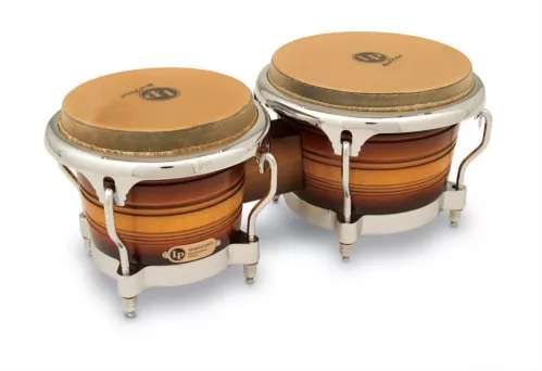 Latin Percussion Bongo Generation II Wood Dark Wood, Chrome HW Latin Percussion Bongo Generation II Wood Dark Wood, Chrome HW