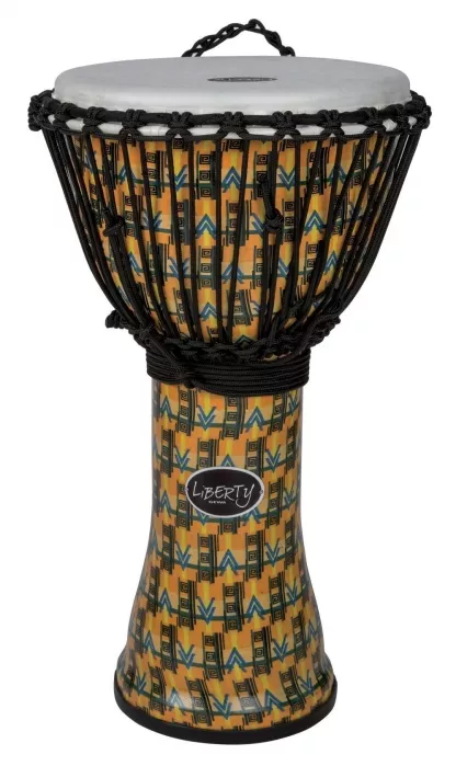 GEWA Djembé Liberty Series Rope Tuned 12″ Abstract Kente GEWA Djembé Liberty Series Rope Tuned 12″ Abstract Kente