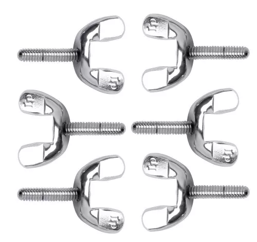 Latin Percussion Akcesoria do hardware & części zamienne Nakrętki skrzydełkowe 1/4″ x 25 mm - LP290B LP290S LP290S-AIR LP445 Chromowany Latin Percussion Akcesoria do hardware & części zamienne Nakrętki skrzydełkowe 1/4″ x 25 mm - LP290B LP290S LP290S-AIR LP445 Chromowany