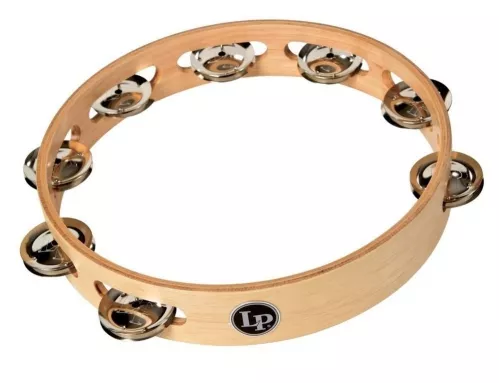Latin Percussion Tamburyn Professional LP SINGLE ROW TAMBOURINE 10 Latin Percussion Tamburyn Professional LP SINGLE ROW TAMBOURINE 10