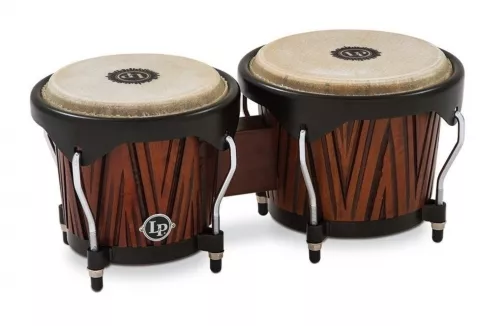 Latin Percussion Bongo City Carved Mango Latin Percussion Bongo City Carved Mango